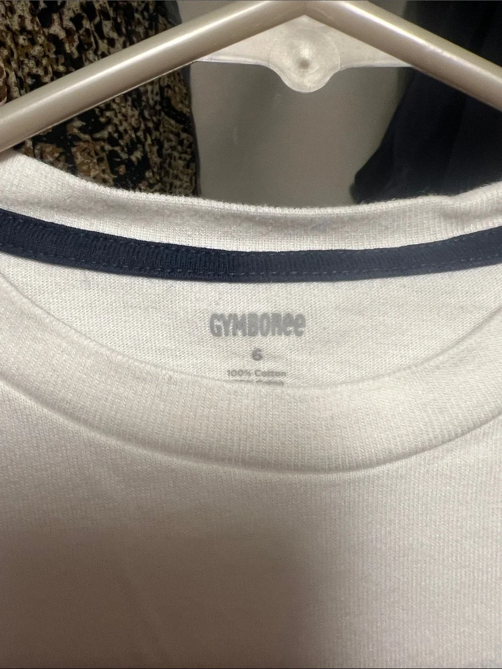 Gymboree Kids White Long-Sleeve Walrus Graphic Tee size 6